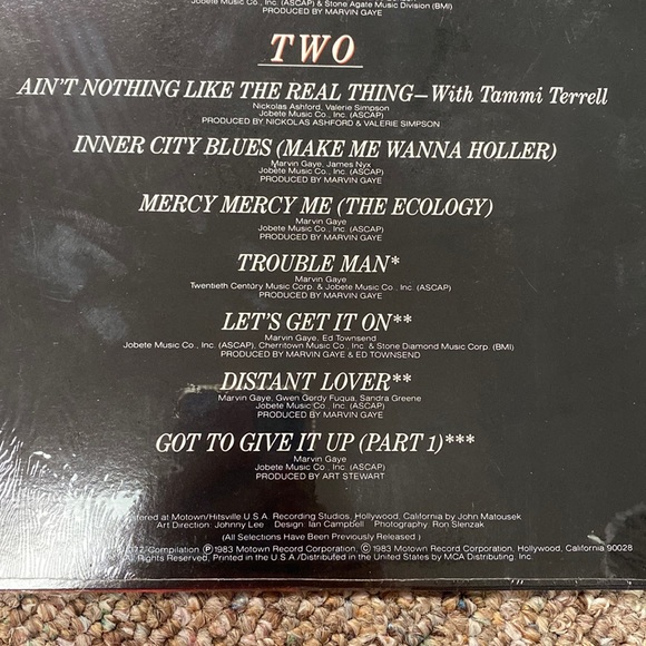 MARVIN GAYE Every Great Motown Hit LP ORIGINAL VINYL 1983 - Picture 4 of 7